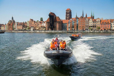 Gdańsk: Bay of Gdańsk Private High-Speed RIB Boat Transfer Sopot to Hel Private High-Speed RIB Boat Transfer