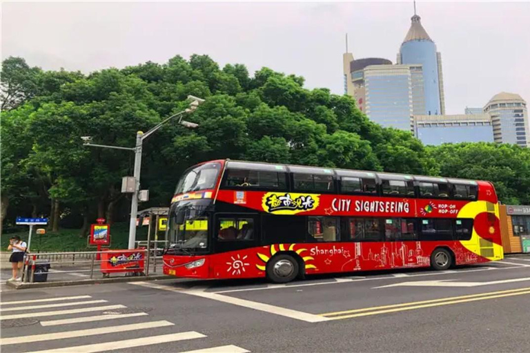 Shanghai Hop-on Hop-off Double-Decker Sightseeing Bus Shanghai Hop-on Hop-off Bus 1-Day Pass