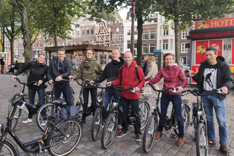 Tour di Amsterdam in bicicletta con una guida locale che parla francese!