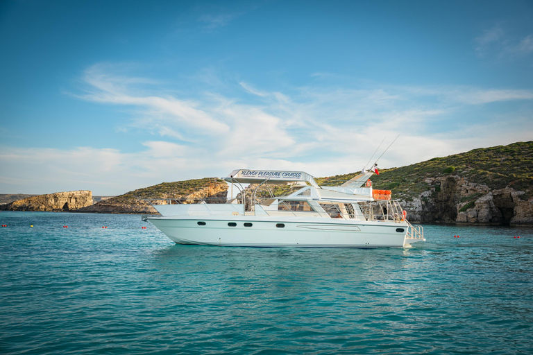 Comino:Blue & Crystal Lagoon,Gozo & Seacaves Half day cruise Half day cruise-Comino,Gozo,Blue & Crystal Lagoon & Seacaves