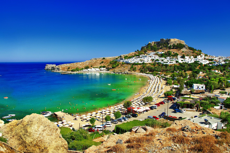 Excursion de luxe à Rhodes comprenant Lindos, la vieille ville et une dégustation de vin