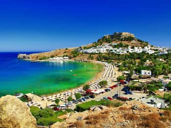 Excursion de luxe à Rhodes comprenant Lindos, la vieille ville et une dégustation de vin