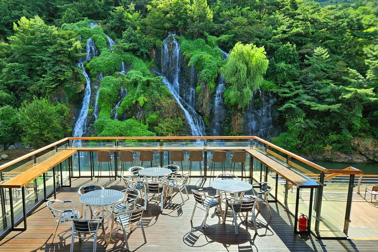 Seoul: Cherry Blossom & Pokpo Waterfall Cafe One Day Tour A. Cherry Blossom Spring Route