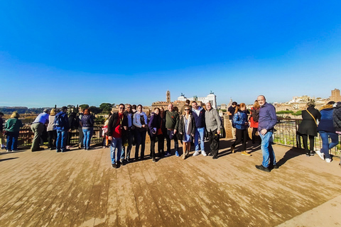 Rome: Colosseum, Roman Forum & Palatine Hill Tour Colosseum, Forum, and Palatine Hill Guided Tour in Italian