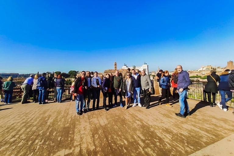 Rome: Colosseum, Roman Forum & Palatine Hill Tour Colosseum, Forum, and Palatine Hill Guided Tour in Italian