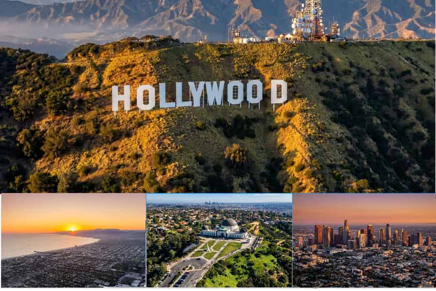 Los Angeles: Rundflug über die Sehenswürdigkeiten der Stadt und die Küste. Foto: GetYourGuide
