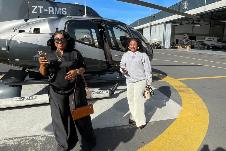 Le Cap : visite en hélicoptère (prise en charge à l&#039;hôtel)