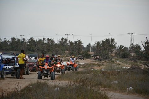 Djerba : 01h30 Quad trip to the blue lagoon