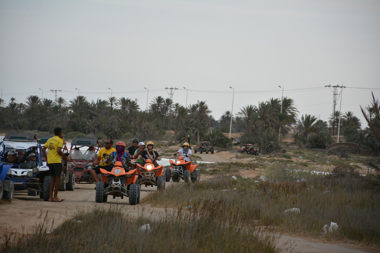 Djerba: Guidad tur på fyrhjuling med stopp vid Blå lagunen