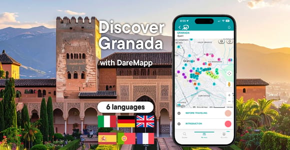 Granada: Private Guided Tour with Your Mobile + Interactive Alhambra Route.