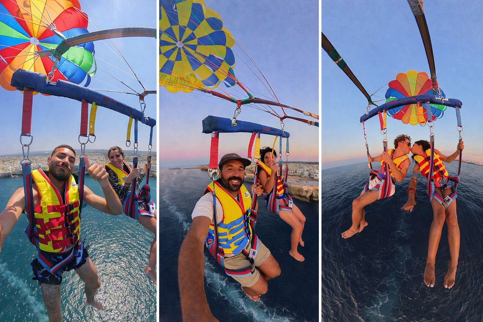 Parasailing in Polignano: Fallschirm-Abenteuer