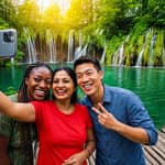 Zagabria: Plitvice con biglietto, giro in barca e tour di 1 giorno a Rastoke