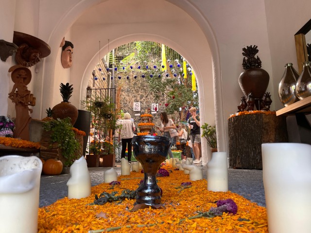 Visit Mexico City Day of the Dead experience in San Angel in Mexico City