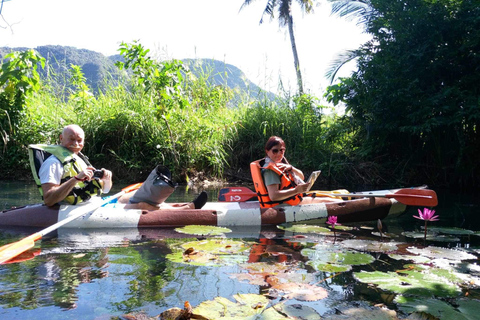 Krabi: Amazonas Klong Srakaew Kajak fahren und Elefanten füttern