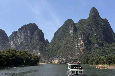 From Guilin: Li River Cruise to Yangshuo with Hotel Transfer 3-Star Cruise Ticket + One Way Guilin Hotel Pick-Up