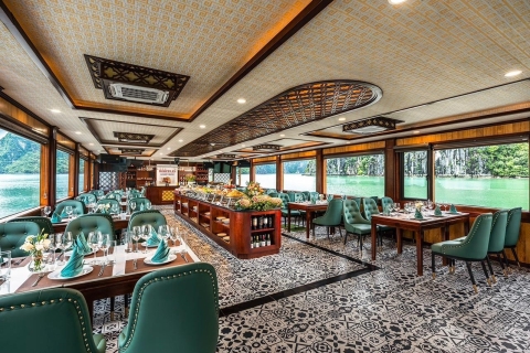 Overnight Halong Bay Luxury 5 stars Cruise with Full Meals Halong Bay 2D1N with 5 star cruise