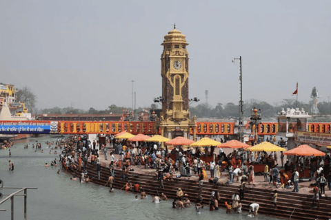 From Delhi: Haridwar and Rishikesh Day Trip with Ganga Aarti Private Rishikesh and Haridwar Same Day Tour with Guide