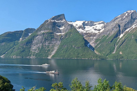Croisière dans le fjord Hjørundfjord Øye-Ålesund aller simple