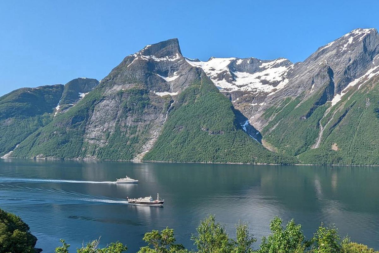 Croisière dans le fjord Hjørundfjord Øye-Ålesund aller simple