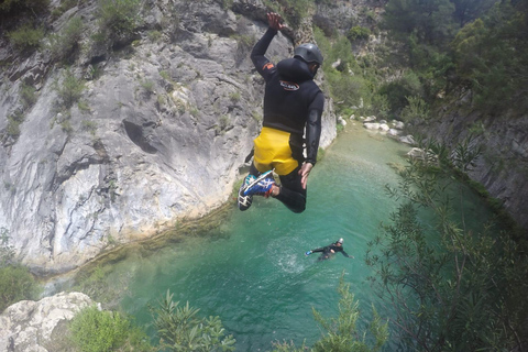 Río Verde, Almuñécar, Granada : Canyoning avec reportage photo