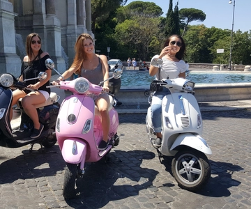Rome: Half-Day Tour by Vespa with Driver