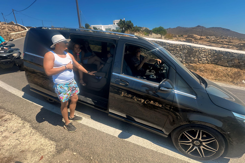 Visite de 4 heures à Mykonos en espagnol4 heures de visite de Mykonos en anglais