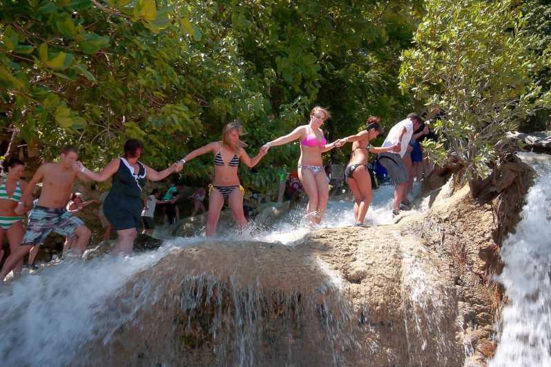 Jamaica: tour naar Dunn's River Falls, 9 Mile en lagune