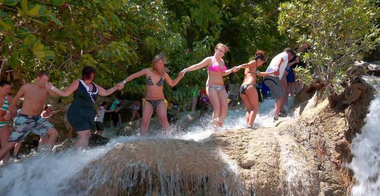 Jamaica Dunn's River Falls 9 Mile and Optional Lagoon Tour GetYourGuide