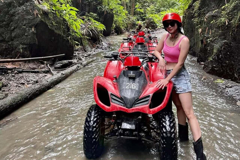 Ubud: Kuber single ATV Quad Adventure with Waterfall Track