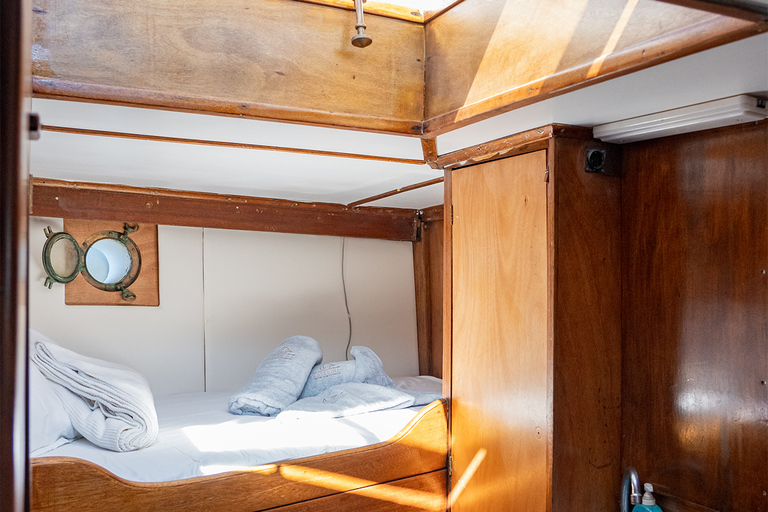 Skiathos: Wooden Sailboat Full- or Half-Day Trip with Meal Shared Sailing Full-Day Trip