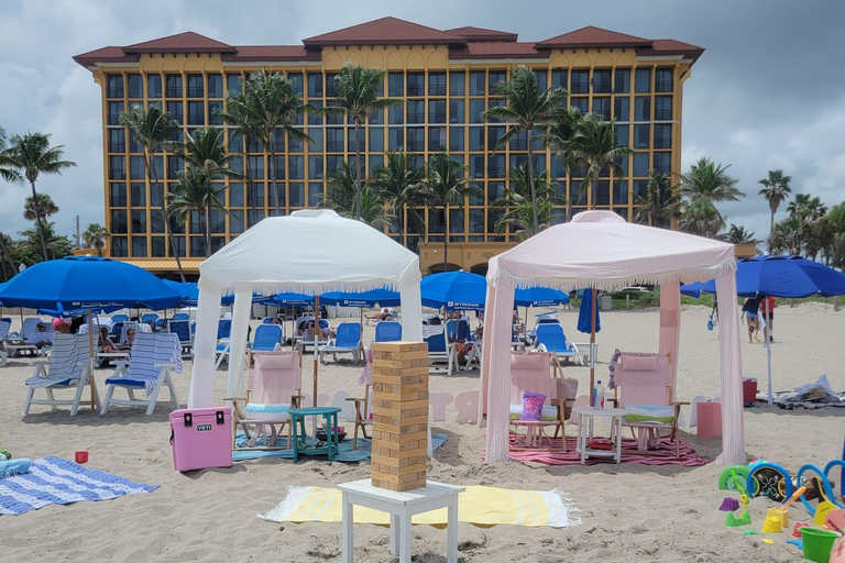 Deerfield Beach: All-inclusive strand dag Cabana hyra!