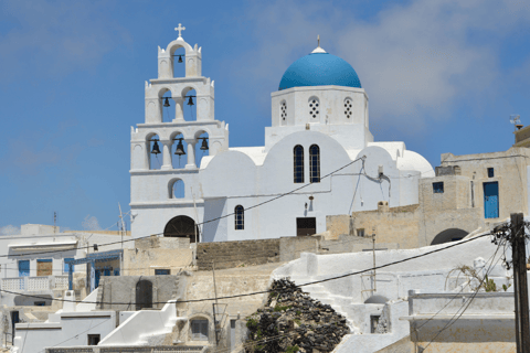 Santorini's Traditional Villages & Akrotiri Excavations