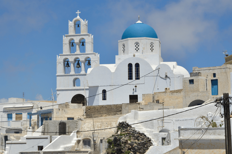 Santorini's Traditional Villages & Akrotiri Excavations