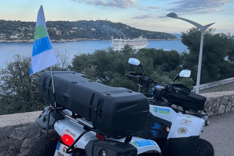 NICE BY ELECTRIC QUAD:panoramic tour from Nice with snack