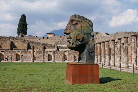 From Amalfi: Pompeii and Mount Vesuvius Winery Private Tour