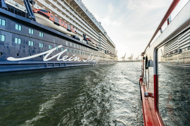 Hamburgo: crucero por el puerto con vino y quesoHamburgo: crucero romántico por el puerto con vino y queso