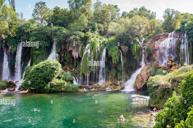 Excursion d'une journée au vieux pont de Mostar et aux chutes d'eau de Krawice