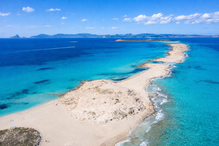 Ibiza: Formentera Boat with Open Bar, 3 meals & Sunset Party ADVANCE: Standard selection of food & open bar option