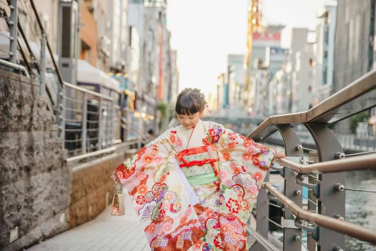 Osaka: Kimono or Yukata Rental &Photos Service Options 【Ladies】Kimono or Yukata Rental
