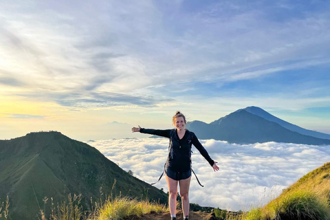 Da Ubud: Escursione al Monte Batur con sorgente termaleCon Pickup nell&#039;area di Ubud e Kintamani