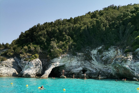 From Corfu: Blue caves & Paxos, Antipaxos island cruise