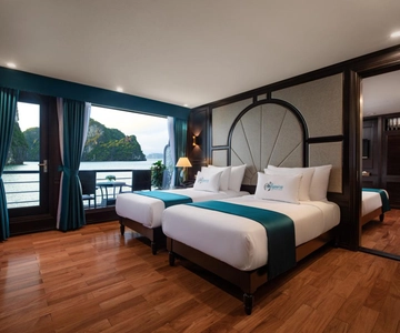 From Hanoi: 5-Star Cruise 2 Days 1 Night Ha Long &Lan Ha Bay