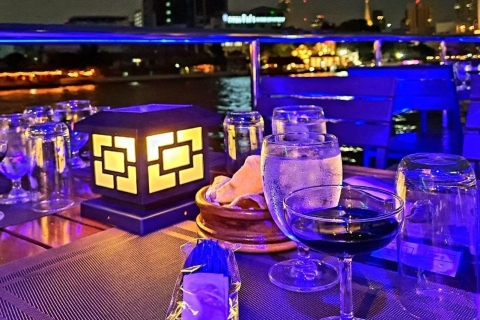 Bangkok: Billete para el crucero con cena VELACena Crucero - Cerveza Free Flow