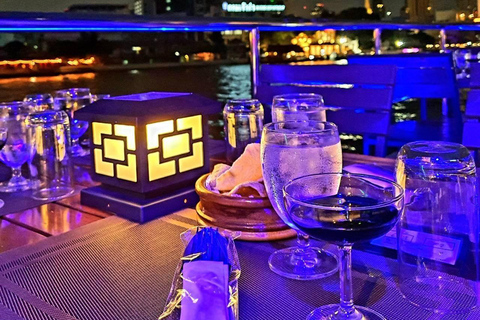 Bangkok: VELA Dinner Cruise TicketSonnenuntergangskreuzfahrt - Dämmerungsprogramm im Asiatique