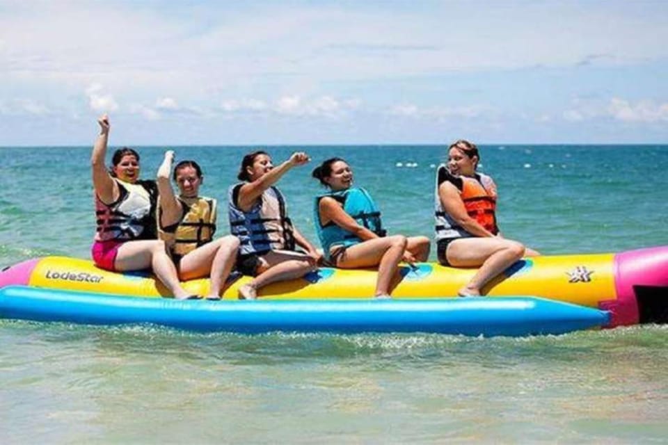 chnorcheln auf der Coral Island, Jetski, Bananenboot, Mittagessen