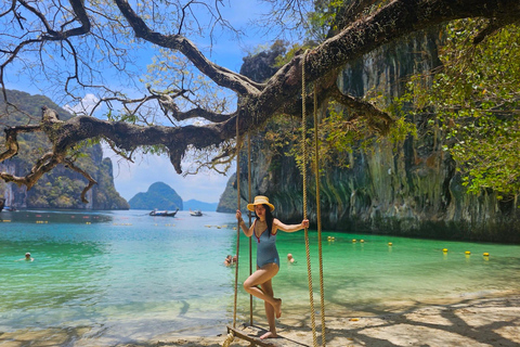 Krabi: Giro delle isole con una barca privata a coda lungaOpzione 4: Tour privato 7 isole