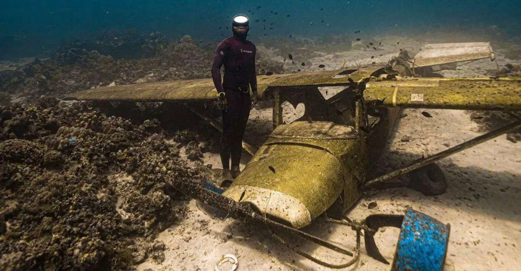 Panglao, Freediving en el avión South Palms - Hizvo