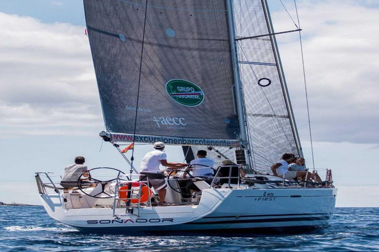 Los Cristianos: Dreamy Small-Group Sailing Trip with Food, Drinks & a Swim Los Cristianos: Soñador Small-Group Sailing Trip with Food, Drinks & a Swim