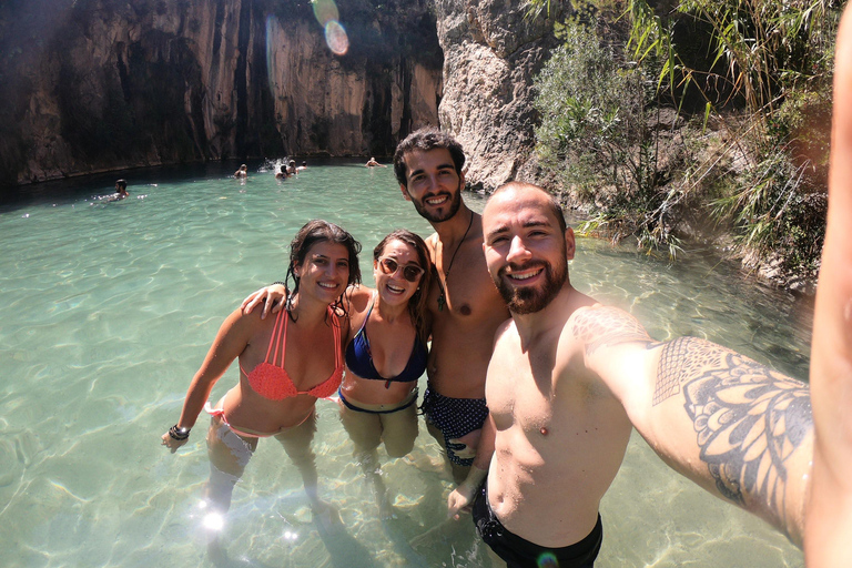 Valência: Termas de Montanejos e Cascata da NamoradaValência: Termas de Montanejos e Cachoeira da Namorada