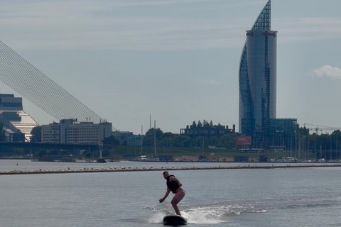 Riga: Electric Jet Surfing Experience in the River